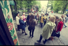 Spacer literacki SAGI szlakiem „Krakowskiego realizmu knajpianego” – fot. Piotr Żebrowski